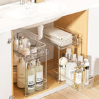 Vtopmart 2 Pack Taller Pull Out Bathroom Under Sink Organizer (S-Higher) by Vtopmart