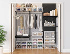 HOMIDEC Clear Shoe Storage Boxes, Stackable Shoe Organizer for Closet - Image 2