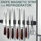19.7in Magnetic Knife Strips,Magnetic Knife Holder for Wall/Refrigerator - Image 6