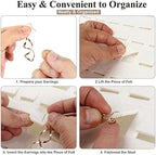 RESOVO Extra Large Hanging Earrings Organizer & Holder - Image 5