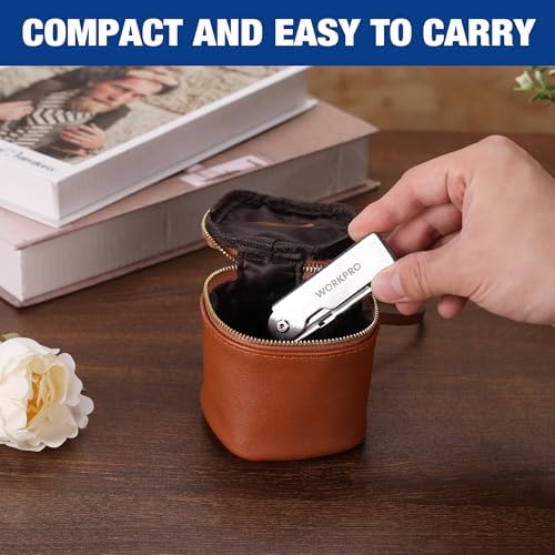 WORKPRO 3PCS Quick Change Folding Pocket Utility Knife Set with Belt Clip - Image 2