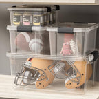 Superio 21 Quart Clear Plastic Storage Boxes with Lids, Stackable Organizer Containers, BPA-Free Storage Bins for Home, Office, School & Dorm, 6 Pack - Image 7
