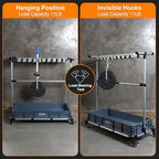 Mop and Broom Holder with Wheels - Keep Your Cleaning Tools Organized! (L) - Image 6