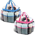 Mesh Shower Caddy Portable - 9 Pockets, Shower Bag for Dorm Room Camping by Attmu