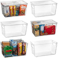 ClearSpace Pantry Storage Bins with Lids for Kitchen & Fridge, 6 Pack by ClearSpace