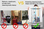 movable mop broom holder put wet mops floor standing cleaning tool rack stainless for schools, hospitals, factories, hotels, restaurant, etc. - Image 5