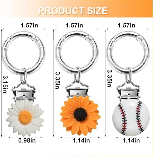 3pcs Hat Clip for Travel on Bag, Hat Holder for Purse Bag Crossbody Luggage, Beach Vacation Cruise Essentials Travel Accessories, Strong Grip Space-saving Hat Clips for Women/Family - Image 2