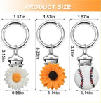 3pcs Hat Clip for Travel on Bag, Hat Holder for Purse Bag Crossbody Luggage, Beach Vacation Cruise Essentials Travel Accessories, Strong Grip Space-saving Hat Clips for Women/Family - Image 2