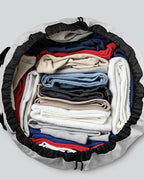 Laundry Bag with Shoulder Straps and Mesh Pocket Laundry Backpack Large Portable Laundry Hamper for College Laundromat Apartment - Image 5