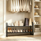ELYKEN Shoe Rack, 2-Tier Expandable Shoe Organizer, Shoe Shelf for Closet - Image 4