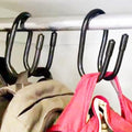 AUXPhome 2 Pack Backpack Hanger for Closet, Strong Bag Hanger Purse Organizer Hooks, Large Closet Hooks for Hanging Handbags,Belts,Hat,Laptop Backpack,Jeans,Travel Bag - Hold Up 20 Lbs by Unknown