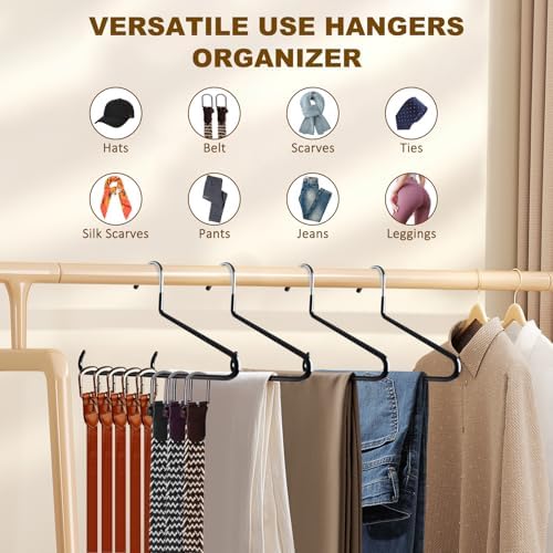 Hat Organizer for Baseball Caps - Hat Hangers for Closet - Stainless Steel Hat Rack - Cap Holder Hat Storage Holds Caps - Birthday Gifts for Men & Women (4) - Image 5