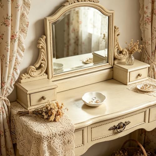 Ceramic Jewelry Tray, Ring Holder Floral Trinket Bowl for Women - Image 4