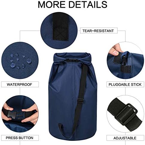 WOWLIVE Backpack Laundry Bag for College, Collapsible Hampers for Laundry - Image 3