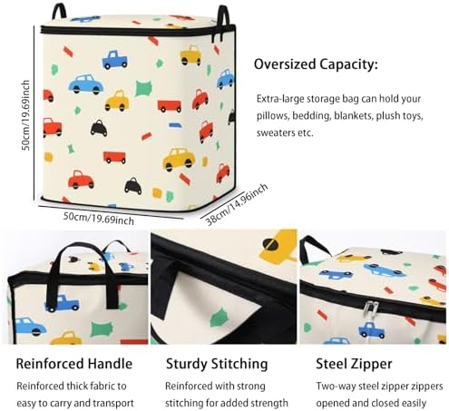 2pcs blanket storage bag for under bed,closet organizers 95L - Image 3