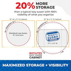 Mighty Susan 1-Tier Lazy Susan Organizer for Cabinet, Steel Reinforced - Image 5