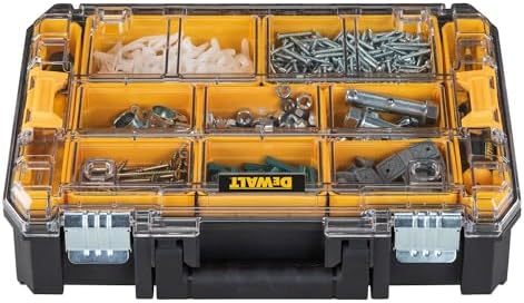DEWALT TSTAK Tool Organizer,Small Parts and Screw Organizer Tool Box with Removable Compartments,(DWST17805),(Pack of 4) - Image 6