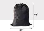 Extra Large Laundry Bag 30"x40" 12 Pack Black - Image 3