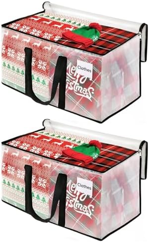 BlissTotes Moving Bags, 125L 2-Pack Storage Bags, Moving Boxes | Moving Box Heavy Duty Extra Large, Moving Totes with Zipper, Large Packing Bag with Reinforced Handles, Packaging Moving by BlissTotes