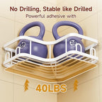 Veken Large Capacity Corner Shower Caddy 6-Pack, Advanced Rustproof Design - Image 4