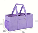 Extra Large Utility Tote Bag - Reusable Grocery Bags Foldable Heavy Duty - Image 2