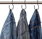 24-Pack Purse Hangers for Closet, Large 5-inch Twist Design Hooks for Bags, Purses, Handbags, Belts, Scarves, Hats - Image 7