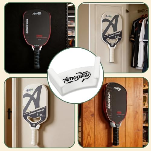 Pickleball Paddle Wall Mount Holder 3/8 Pack - Image 2