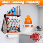 Ultrawall Spray Can Holder Rack, Steel Wall Mounted Spray Bottle Holder - Image 4