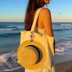 4 Pcs Flower Hat Clip for Travel on Bag Wide Brim Hat Holder for Luggage Backpack Cute Wooden Travel Essentials for Women Beach Vacation Cruise Ship Accessories - Image 2