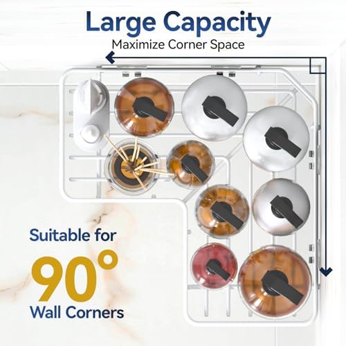 YASONIC Corner Shower Caddy Adhesive, 100% Rustproof Shower Organizer with Soap Holder, No Drill Shower Shelf for Inside Shower, Wall-Mounted Shower Storage for Homes (3 Pack, White) - Image 3