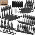 42-Pack Heavy Duty Wall Mount Garage Hooks by Unknown