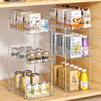 incostar 2 Sets of 3-Tier Bathroom Under Sink Organizers by INCOSTAR