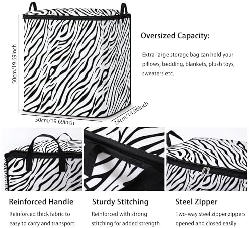 2pcs blanket storage bag for under bed,closet organizers 95L - Image 3
