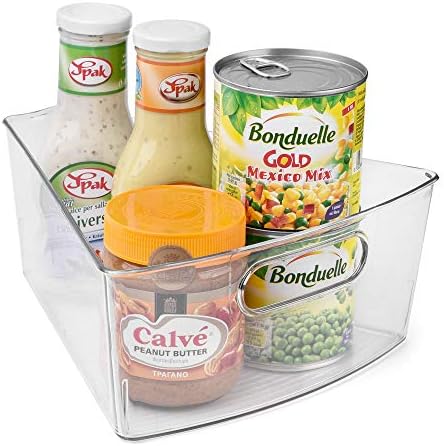 Sorbus Clear Storage Bins for Corner Cabinets, Kitchen & Pantry (4 Pack) - Image 5