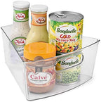Sorbus Clear Storage Bins for Corner Cabinets, Kitchen & Pantry (4 Pack) - Image 5