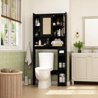 RUSTOWN Rattan Over The Toilet Storage Cabinet, Bathroom Storage Cabinet - Image 5