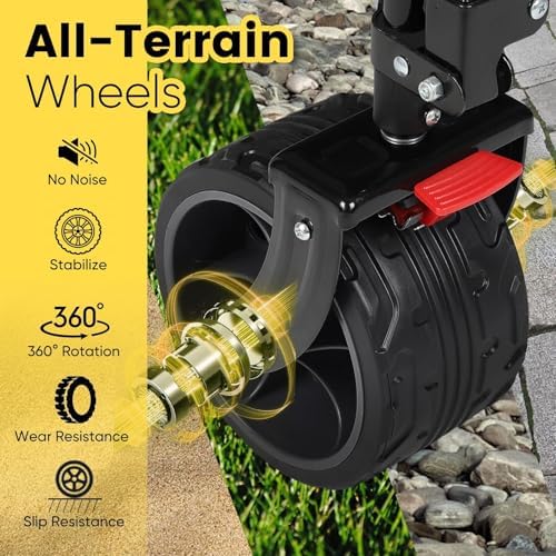 Sekey 300L Extended Collapsible Wagon, 660 lb Capacity, 48 in Long - Image 4
