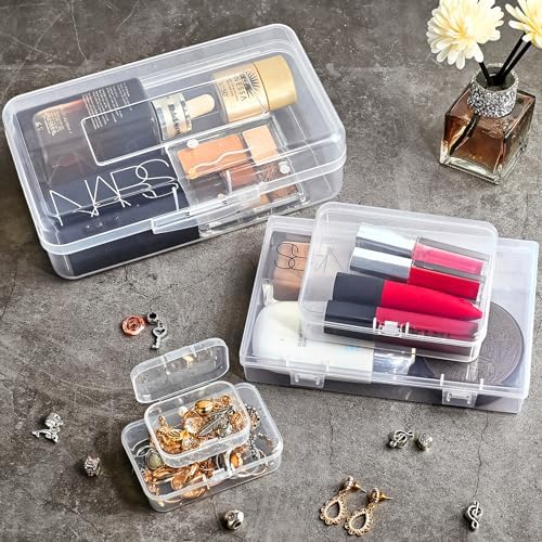 Clear Small Plastic Storage Containers with Lids, 28 Pack - Image 6