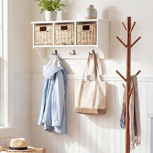 Safavieh Home Collection Finley Hanging 3 Basket Wall Rack - Image 2