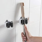 Broom Holder Wall Mount 10 Pack Heavy Duty Metal Mop Broomstick Shovel Handle Hanging Clips Clamp Organizer Hanger Rack Gripper Black - Image 6
