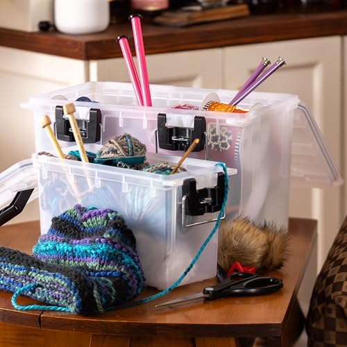Sheffield Ammo Box Made in USA, Stackable Lockable Ammo Storage Box, Frost - Image 2
