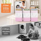 TranquilRelax 3-Pack Laundry Basket, Laundry Hamper, Pink-75L - Image 6
