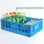 Collapsible Storage Bin Containe，43 Liter Transfer box,crate Transit storage of various items (23.6" L x 15.7" W x 7.1" H) - Image 2