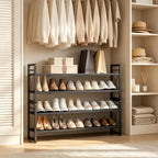 ELYKEN Shoe Rack, 4-Tier Expandable Shoe Organizer, Shoe Shelf for Closet - Image 6