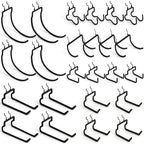 INCLY 24 Pack 1/4" Pegboard Drill Holder Tool Utility Hooks by INCLY
