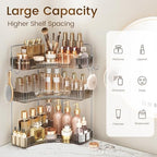 Bathroom Counter Organizer 3-Tier Corner Organizer with Hooks - Image 6
