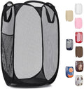 Handy Laundry Collapsible Mesh Pop-Up Hamper with Side Pocket by Handy+Laundry