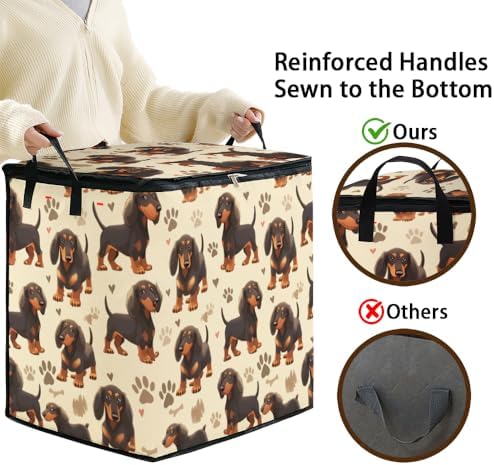2pcs blanket storage bag for under bed,closet organizers 95L - Image 4