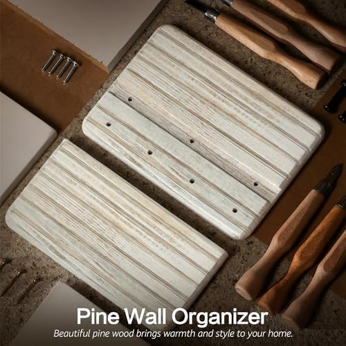Rebee Vision Key Holder Wall Mount for Home Decor, Distressed White - Image 6