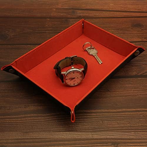 Valet Organizer - Catchall Tray for Jewelry, Wallets, Watches, Keys, Coins, Phones, Glasses - Perfect for Nightstand, Desk, Entryway - Image 4